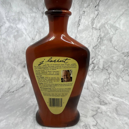 Vintage Jim Beam Kentucky Whiskey Empty Decanter Elk Artwork James Lockhart TI7