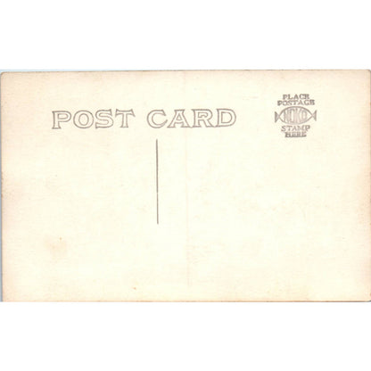 Antique RPPC Postcard Early Automobile Motor Car Closeup EA3