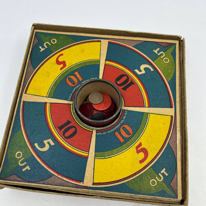 Vintage Transogram Gold Medal Toy Tiddledy Winks Game TH6