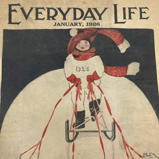 1926 January Chicago - Everyday Life Magazine For Country Homes FL4
