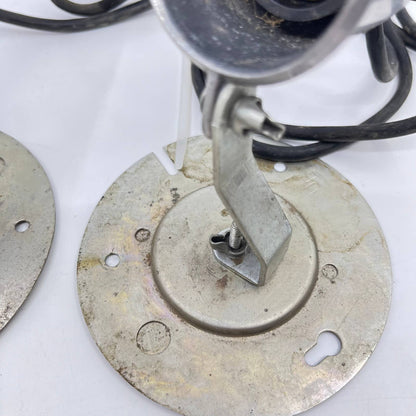 Vintage Afcolite Weatherproof Utility-lite Light Set of 2 Tested WORKING TE7