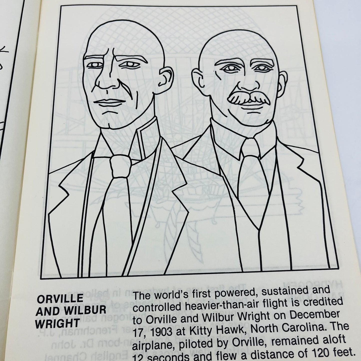 1980 United States Air Force Museum Coloring Book UNUSED V37-3