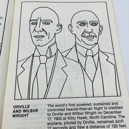 1980 United States Air Force Museum Coloring Book UNUSED V37-3