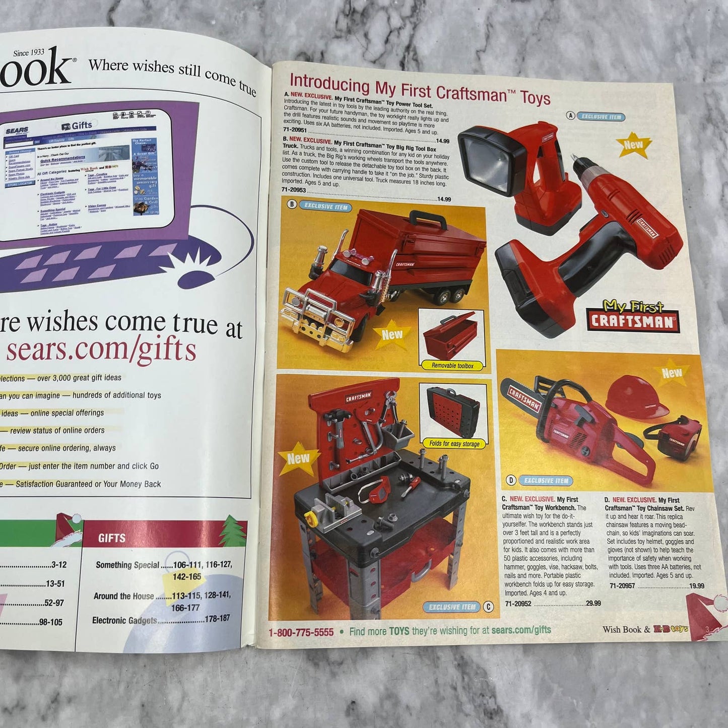 2002 Sears Christmas Wish Book Catalog Kids Toys S4