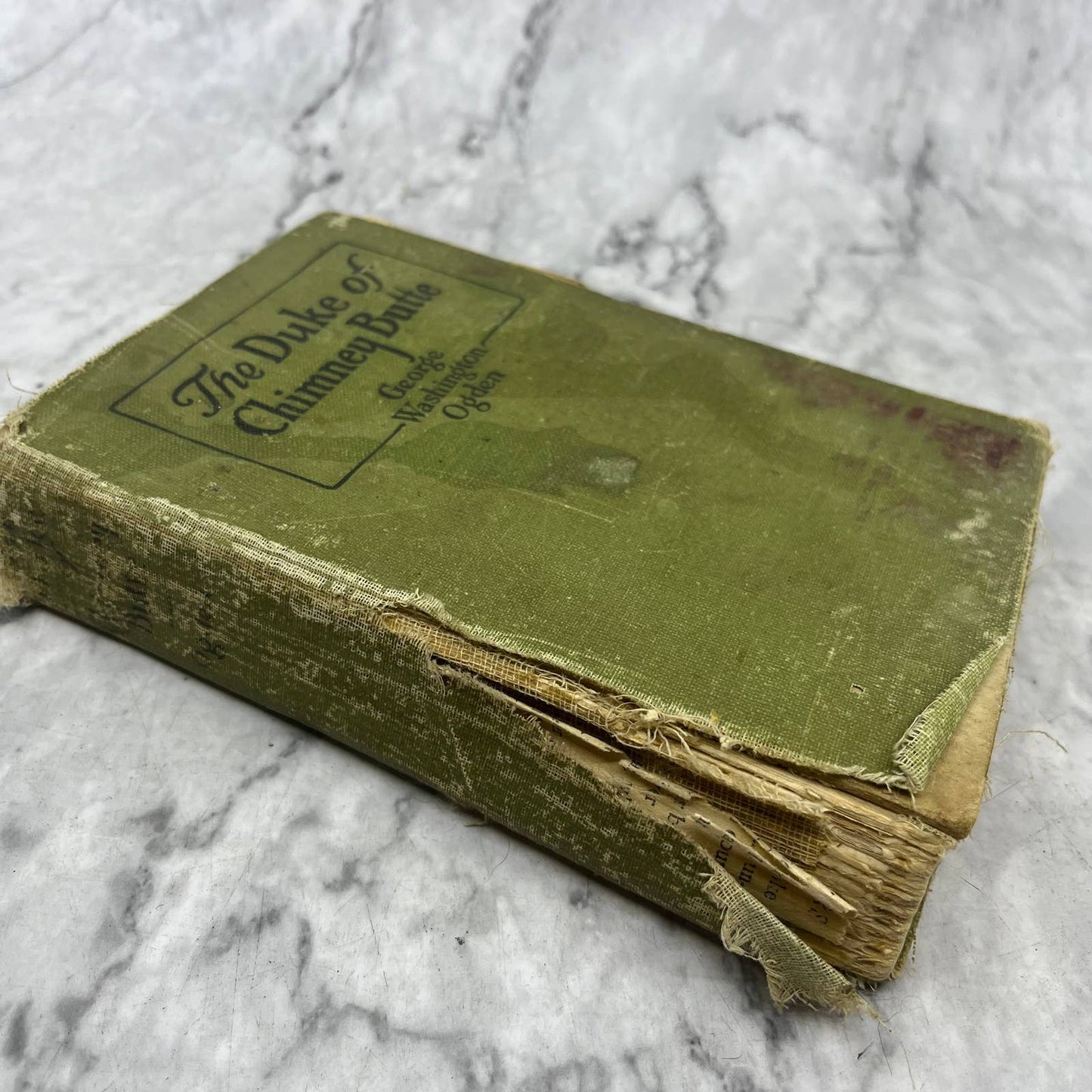 The Duke of Chimney Butte - G.W. Ogden Hardcover - 1920 TK2