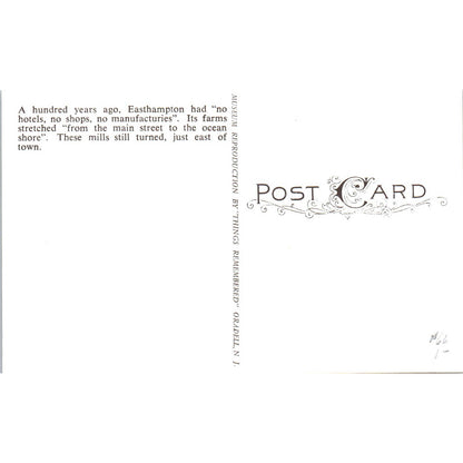 Easthampton Grist Mills 1870 Original Postcard TK1-P13