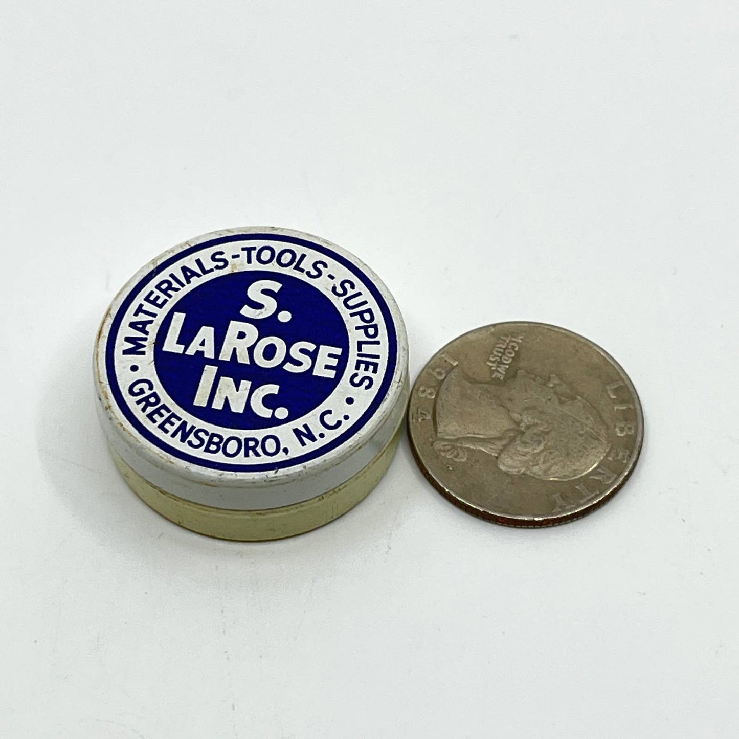 Vintage S. LaRose Inc. Watchmaker Parts Tin Greensboro North Carolina SC7