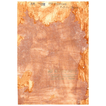 1956 Original Press Photo Track Pole Vault Art Pederson Fresno State ~6x8" AD2