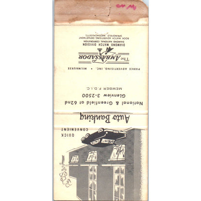 West Allis State Bank Advertising Matchbook Cover MM10-3