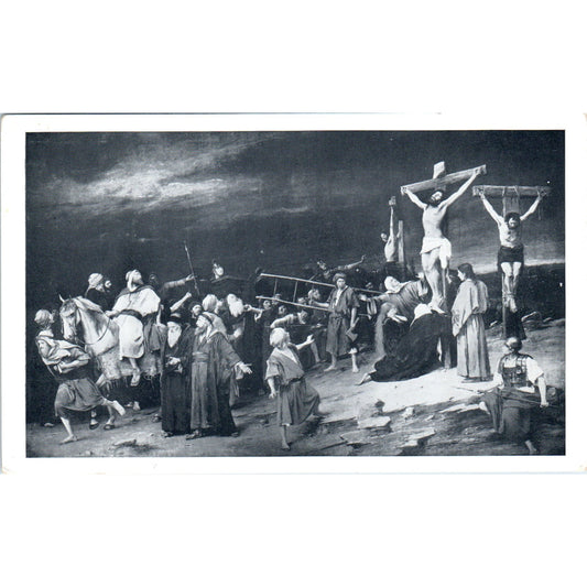 1951 Christ on the Calvary Depiction Original Postcard P3-3