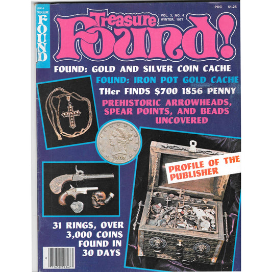 Treasure Found! Magazine - Treasure Hunting Metal Detecting Winter 1977 M3