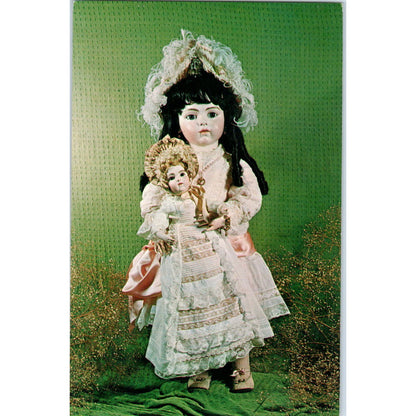 Bru French Doll w/ Baby Yesteryears Museum Sandwich MA Original Postcard PB6