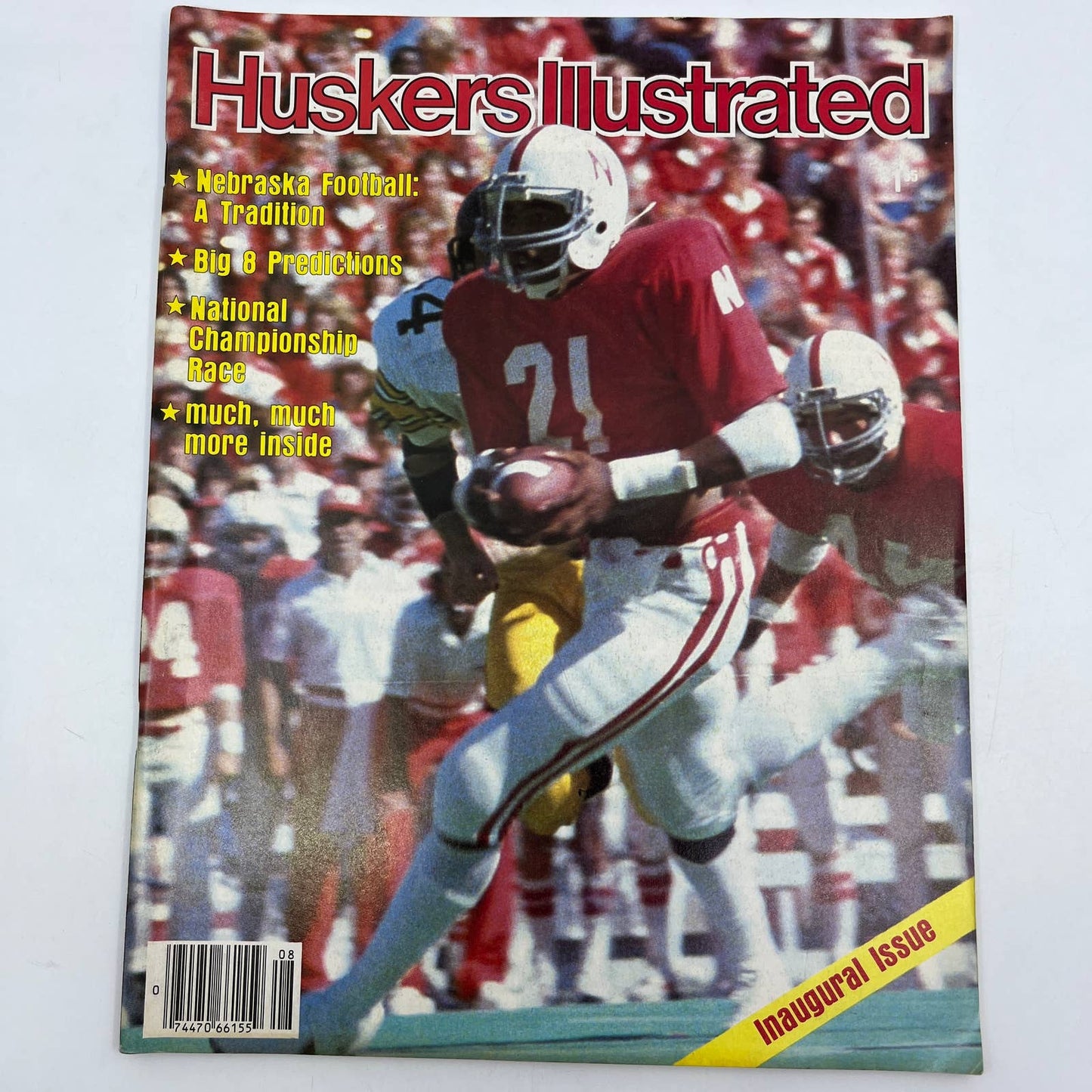 1981 First Issue - Nebraska Huskers Illustrated Magazine -  Roger Craig TH7