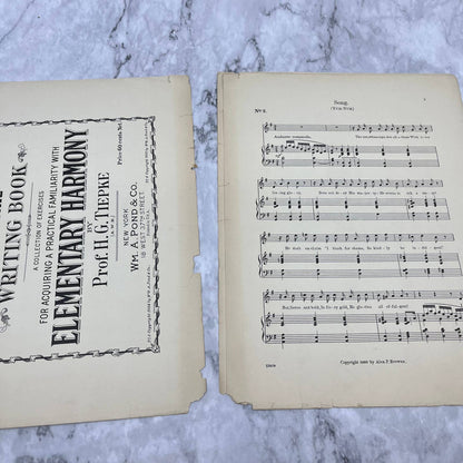 1885 Wm A Pond Sheet Music Yum-Yum Alex P. Brown Mikado Selections TJ4