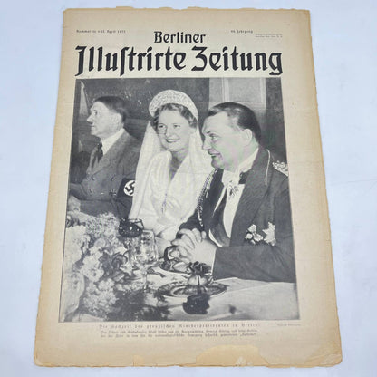 WWII Berliner Illustrated Newspaper Apr 17 1935 General Goering Wedding FL3