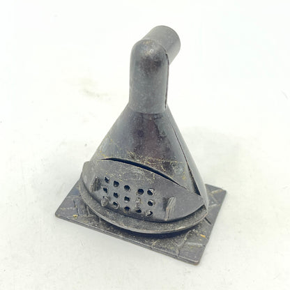 1970s MCM Fireplace Die Cast Pencil Sharpener w Box Dollhouse Miniature SC8