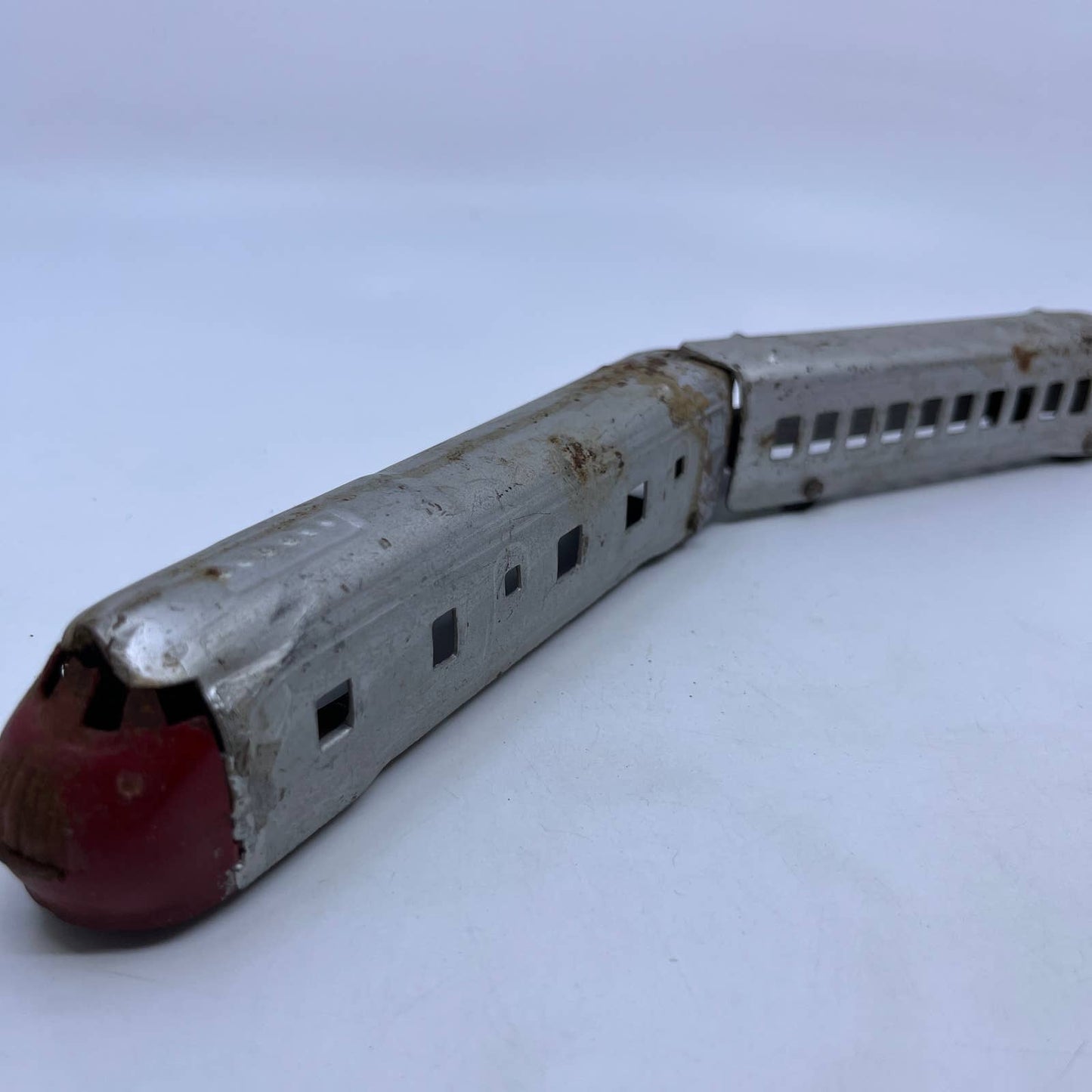 American Flyer Zephyr Metal Toy Train Set of 2 Cars 7” TH6