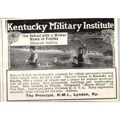 c1920 Harper's Magazine Ad - Southern Seminary for Girls Buena Vista MA EA3-1