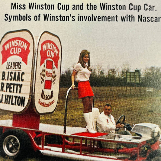 1971 Winston Cup Racing NASCAR Schedule Winston #1 Car Richard Petty EA3