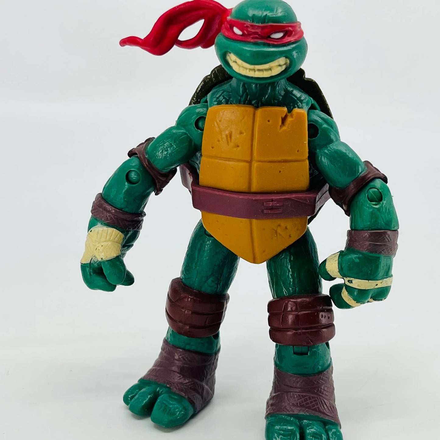 2012 Viacom Playmates TMNT Raphael Teenage Mutant Ninja Turtles 4.5" Figure TD3