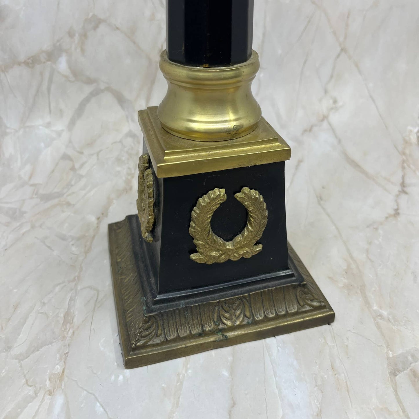 Gran Tour Style Metal Tall French Empire Neo-Classical Obelisk Statuette