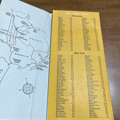 1965 New York World’s Fair Triborough  Map Fold Out Book 23x17 Robert Moses A7