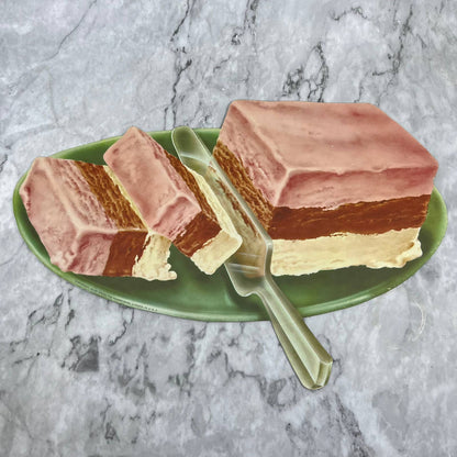 1950s Grocery Store Restaurant Neapolitan Ice Cream Cardboard Sign 10x15 TJ5