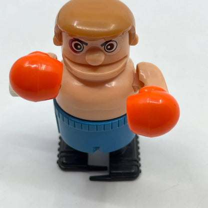 Vintage 1987 TOMY Toys BUMBLING BOXING Wind-Up Boxer Toy WORKS SE3