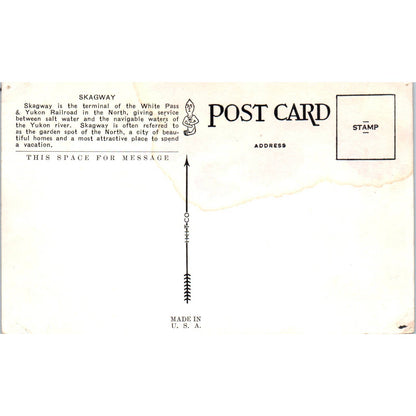 Skagway Alaska Shoreline Original Postcard TK1-30