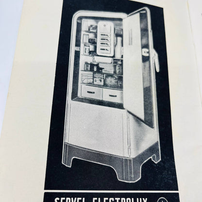 1920s Servel Electrolux Gas Refrigeration Recipe Booklet Cookbook BA3