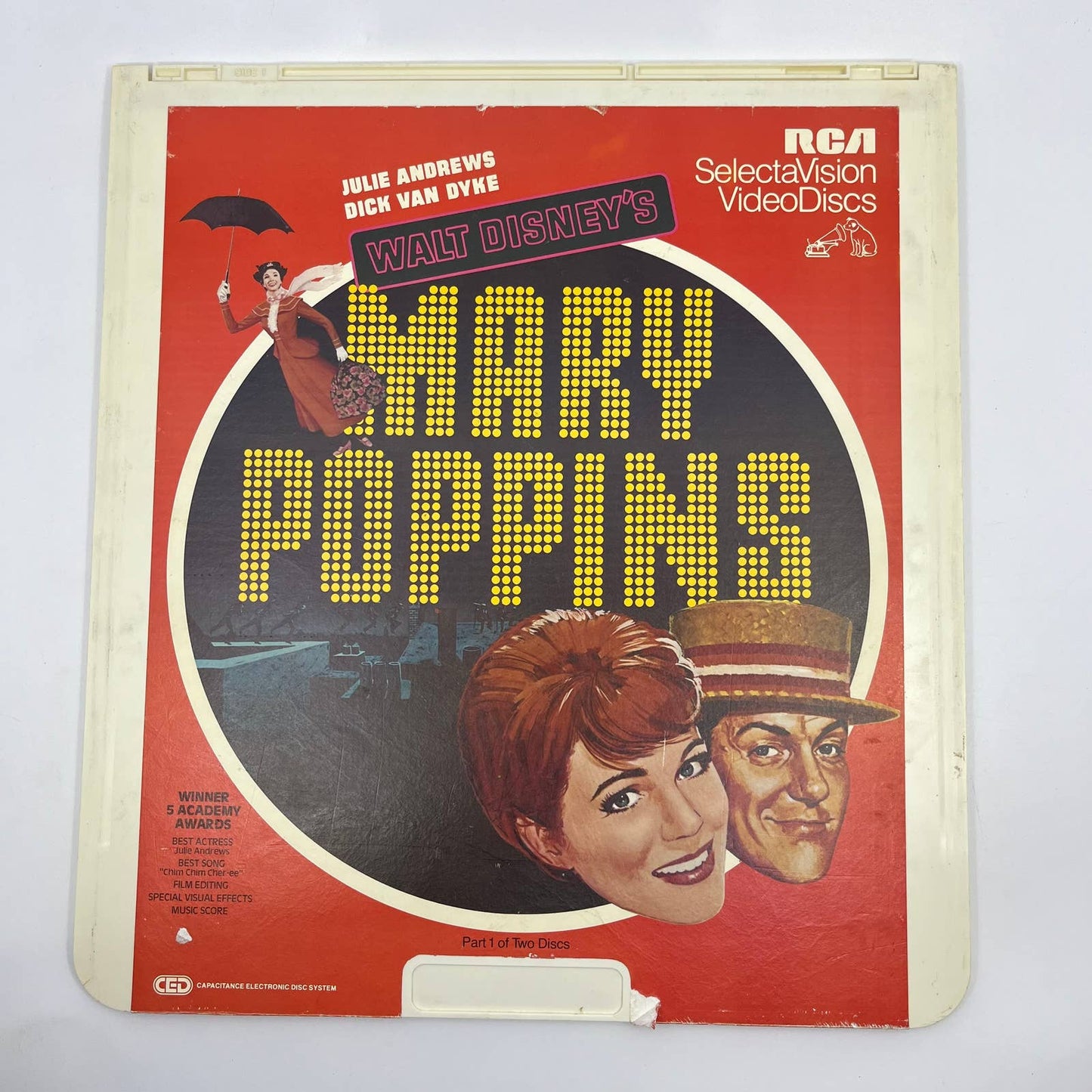 WALT Disney's Mary Poppins PART 1 - RCA SelectaVision - CED VideoDisc TG5