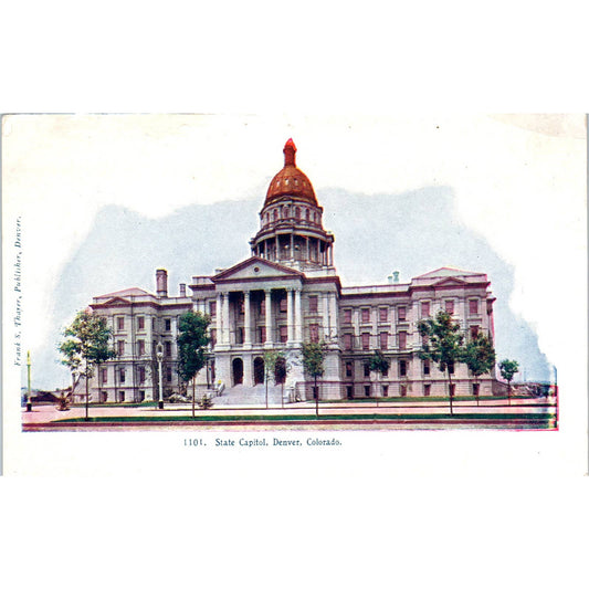State Capitol c1905 Denver Colorado Original Postcard TK1-28