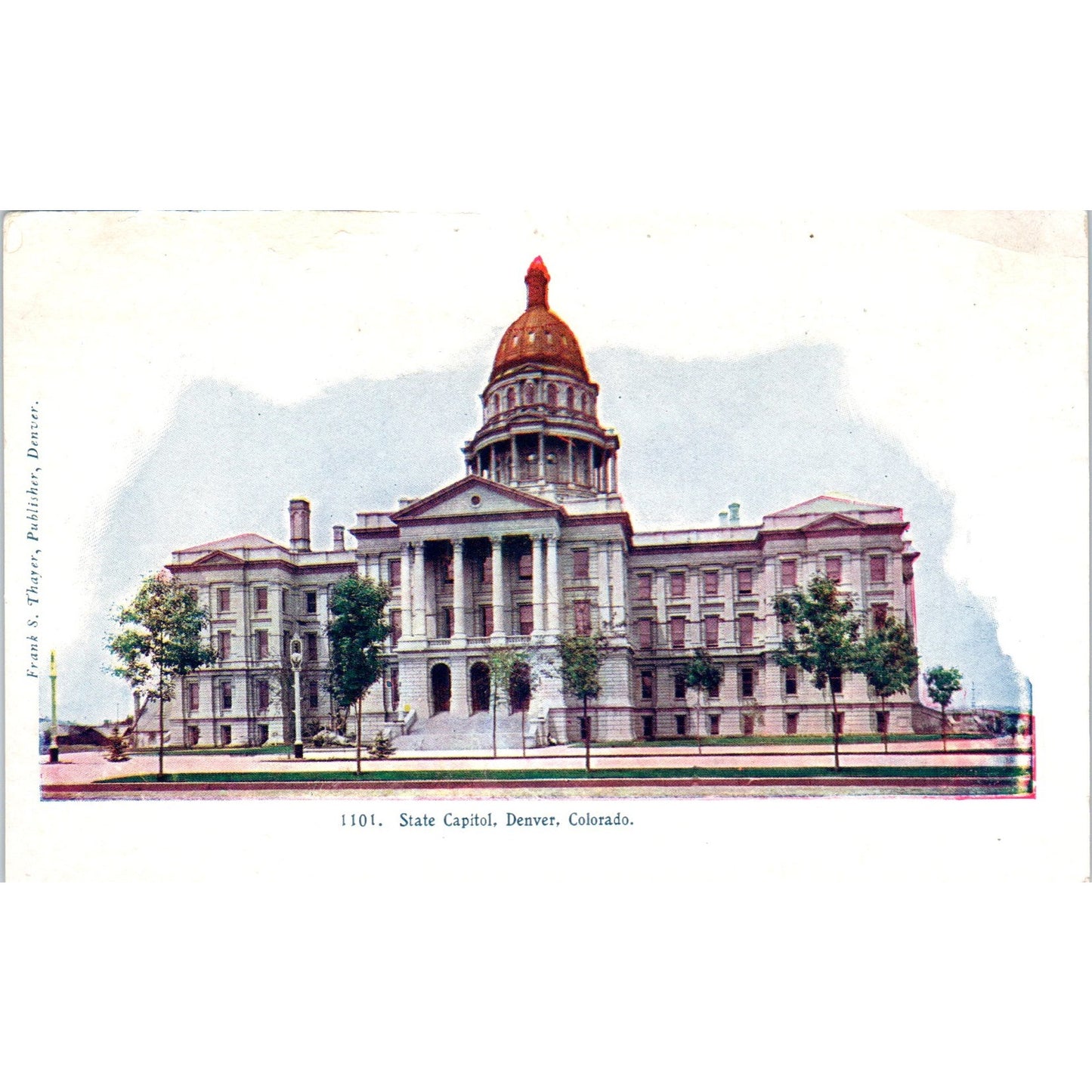 State Capitol c1905 Denver Colorado Original Postcard P2-2