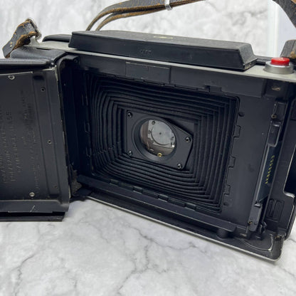 1960s POLAROID Automatic 100 Land Camera with Leather Strap TB4