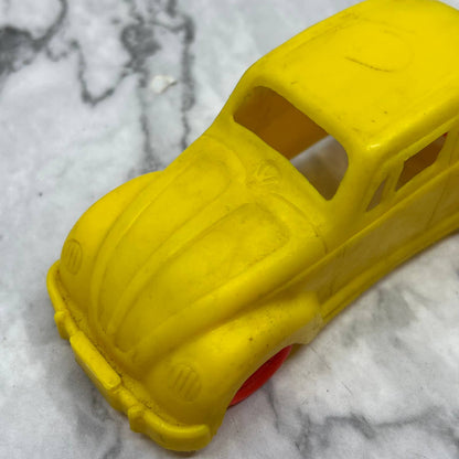 1950s VW Volkswagen Beetle Plastic Car Toy 4.5" TJ9