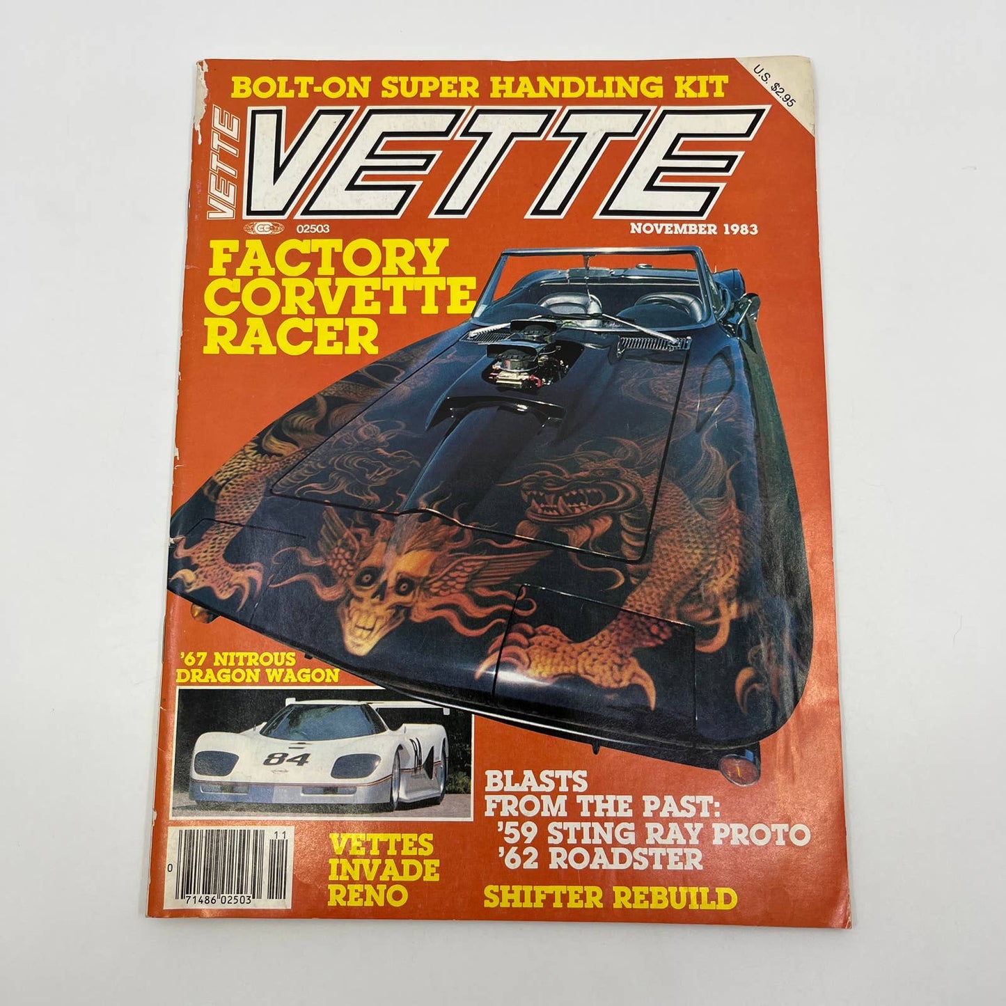 1983 Nov-Oct Vette Corvette Magazine '59 Stingray Proto'62 Roadster TG1