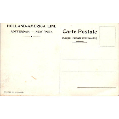 Holland-America Line T.S.S. Statendam Steam Ship - Original RPPC Postcard TJ9-P1