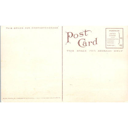 Antique Postcard View of Harbor Everett Washington TD9-2