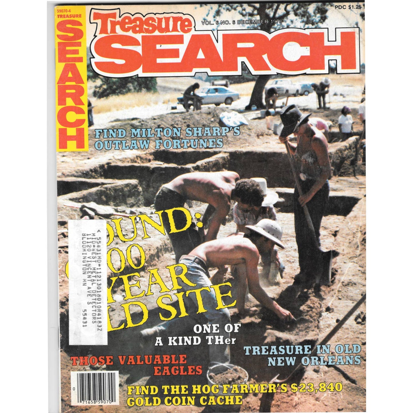 Treasure Search Magazine - Treasure Hunting Mining Metal Detecting Dec 1978 M4