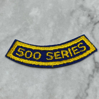 Vintage Embroidered Bowling Patch 500 SERIES SE7
