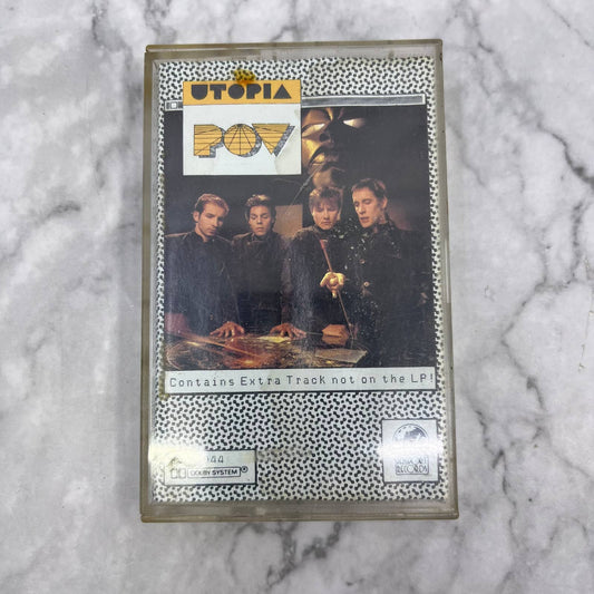 Utopia – POV- 1984 Cassette Tape  TJ3-9