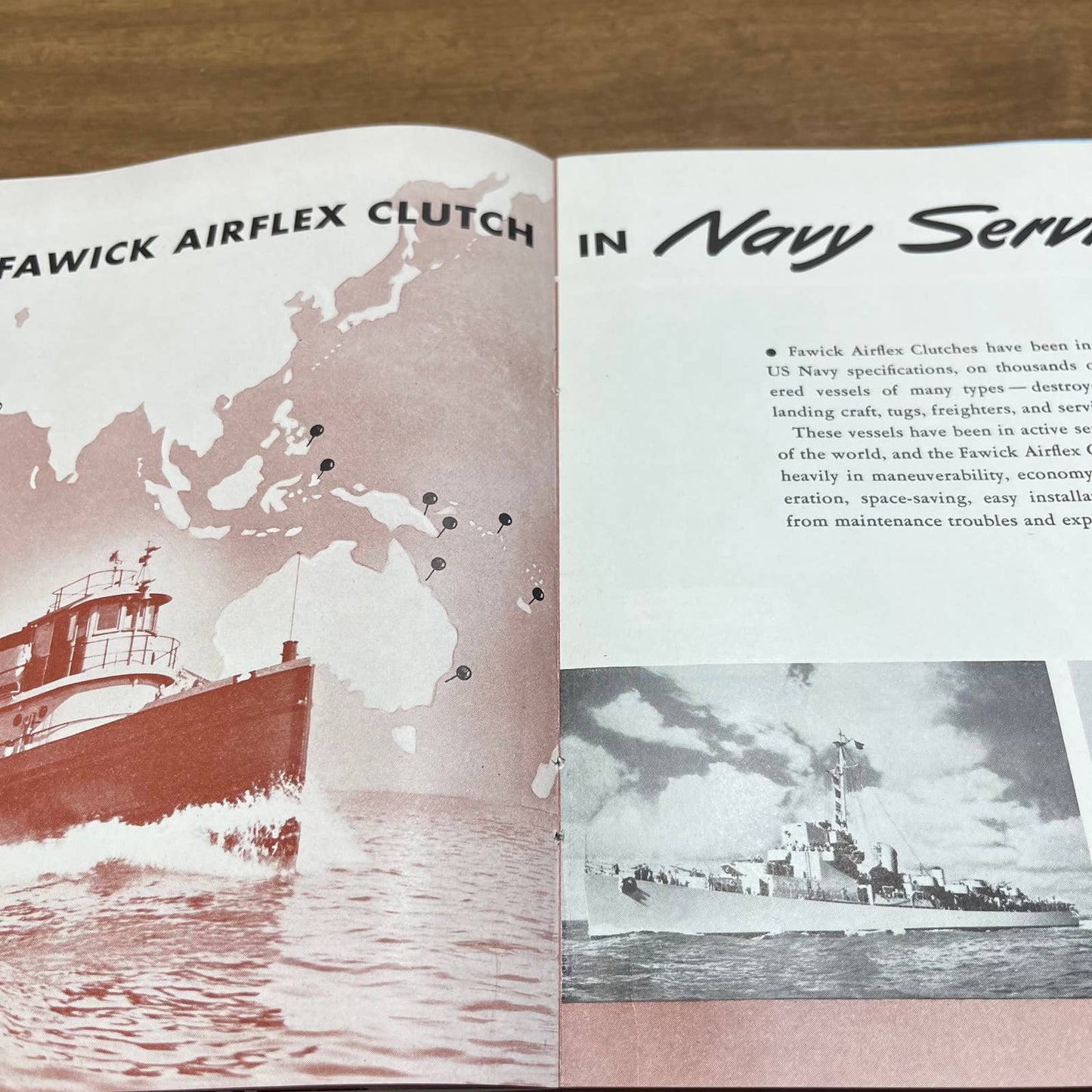 c1945 WWII Booklet War Record of the Fawick Airflex Clutch Cleveland Ohio B3