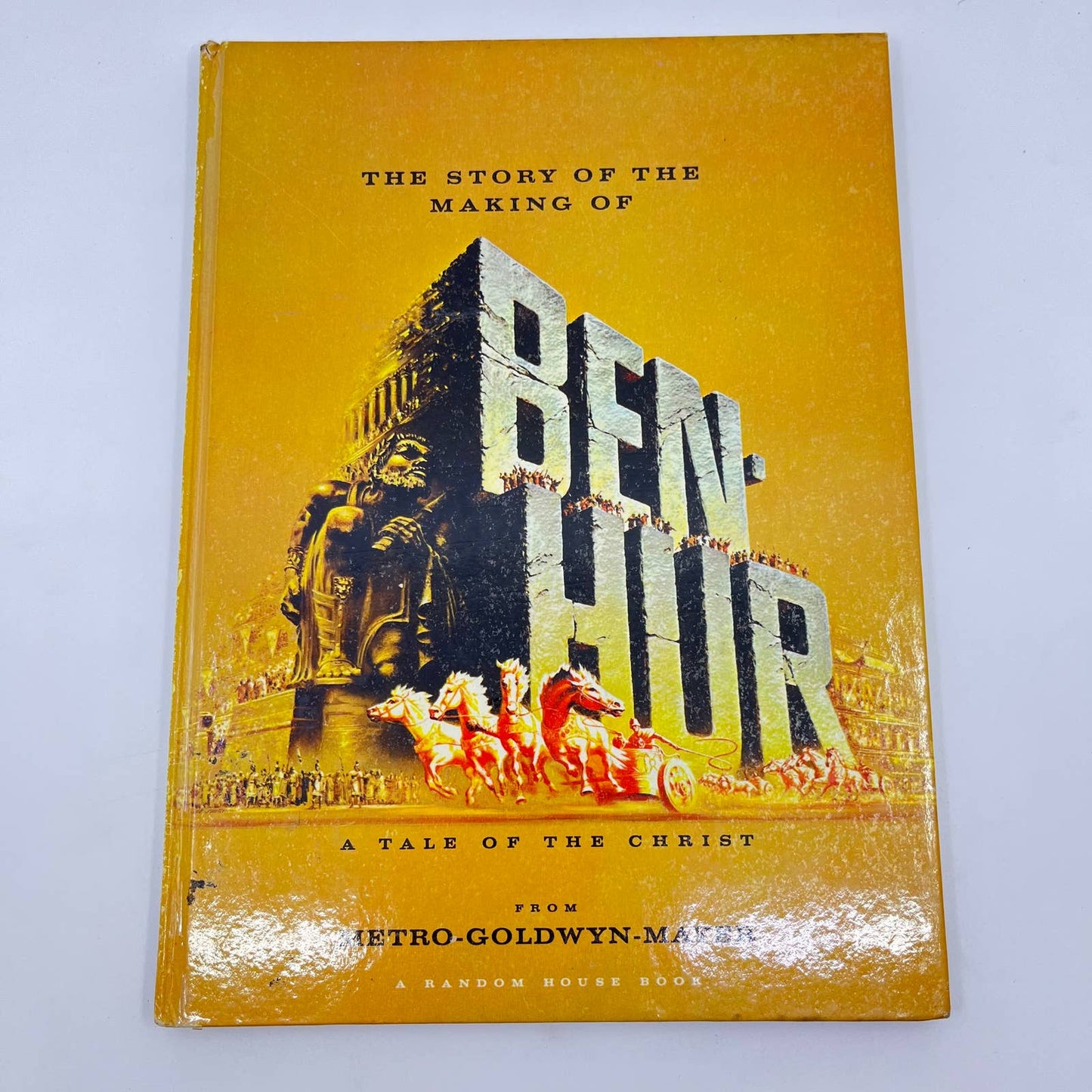 1959 The History of Making Ben Hur - Hardcover Book M.G.M. TF3