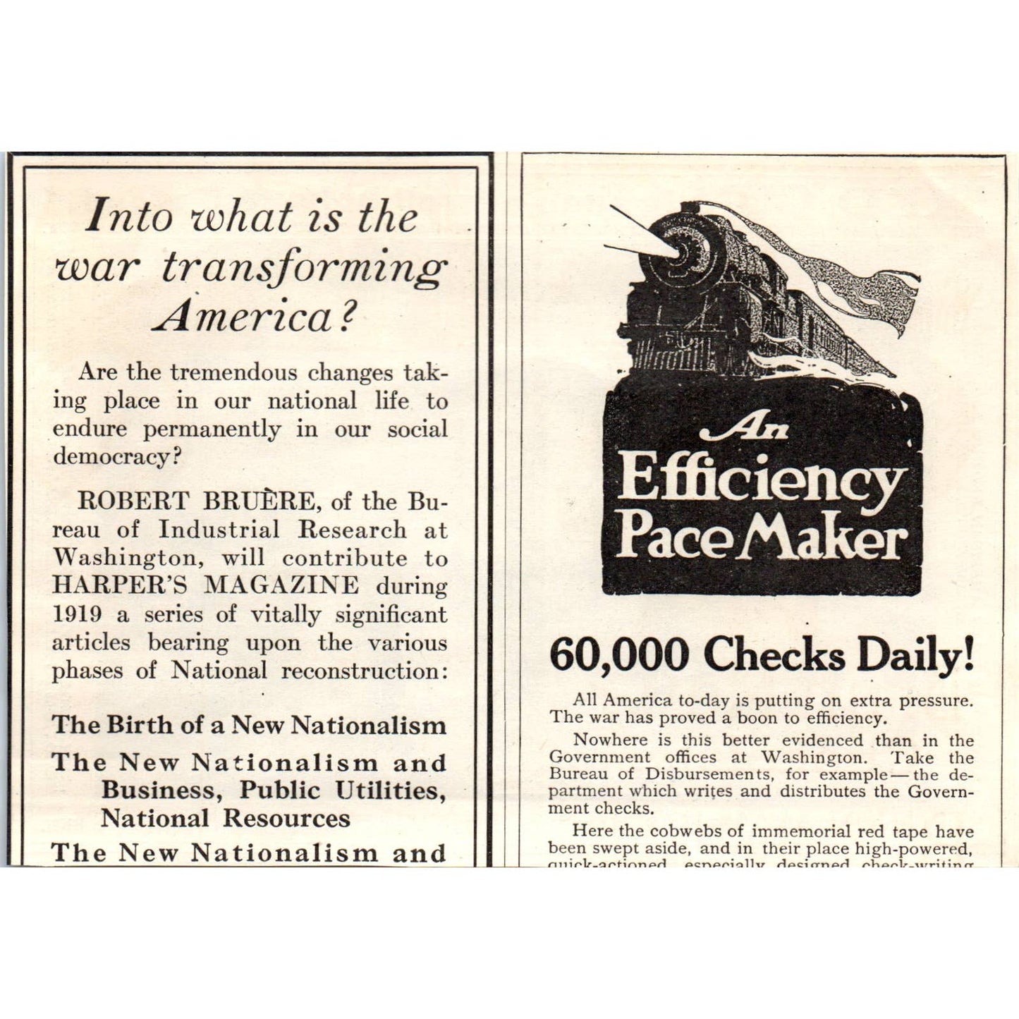 c1920 Harper's Magazine Ad -  Red Gum Cabinet Wood Memphis TN TF6-1