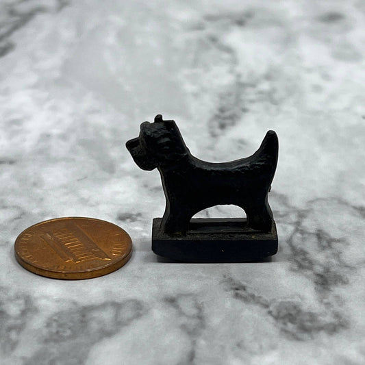 VTG 1980’s Hotsy Totsy Merry Magnetic Scotty Dog Pup Scottish Terrier Black SA2