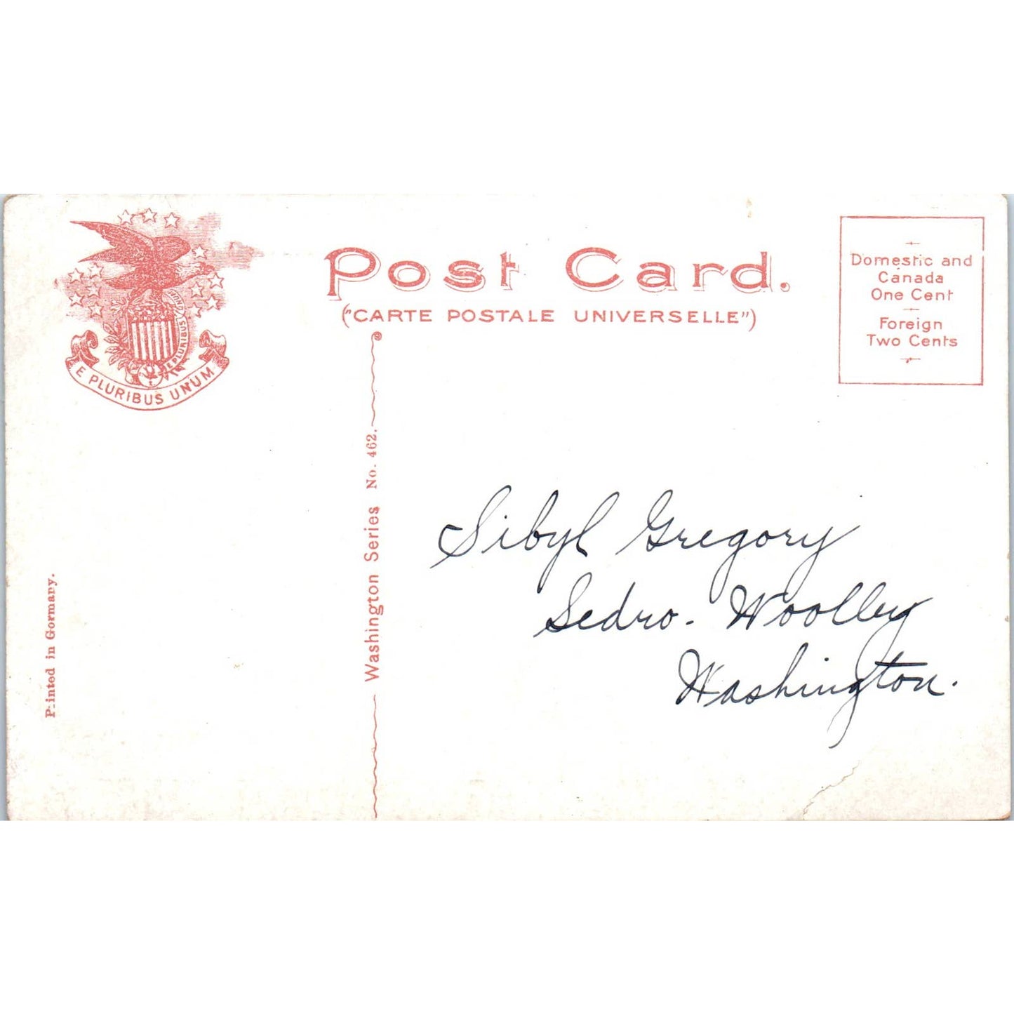 Antique Postcard Waterfront From Moran's Shipyards Seattle Washington TD9