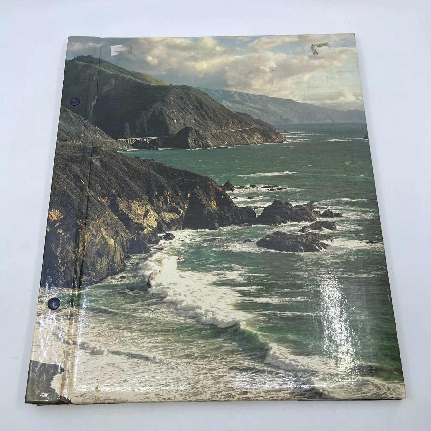 1970s Elvis Scrapbook Album Handmade Clippings & Photos TI6