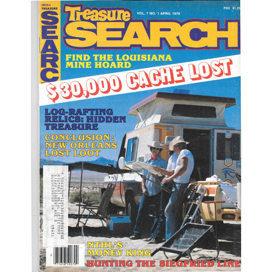Treasure Search Magazine - Treasure Hunting Mining Metal Detecting Apr 1979 M4
