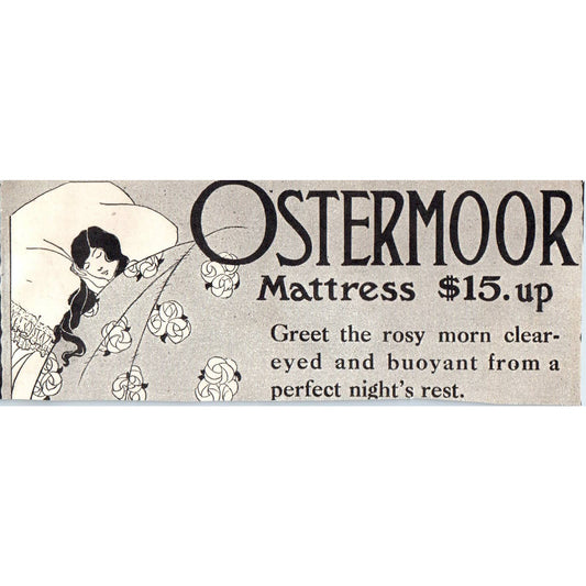 c1920 Harper's Magazine Ad - Ostermoor Mattress EA3-3
