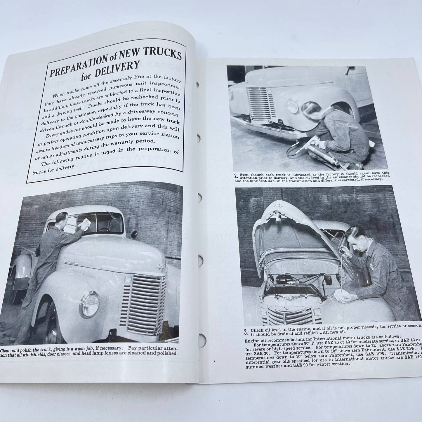 1940s Shop Talks for International Truck Servicemen #6 Preparation of Trucks TF8